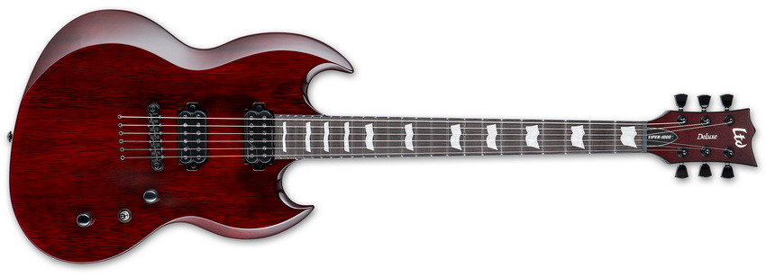 LTD Deluxe Viper 1000M See Thru Black Cherry 850x