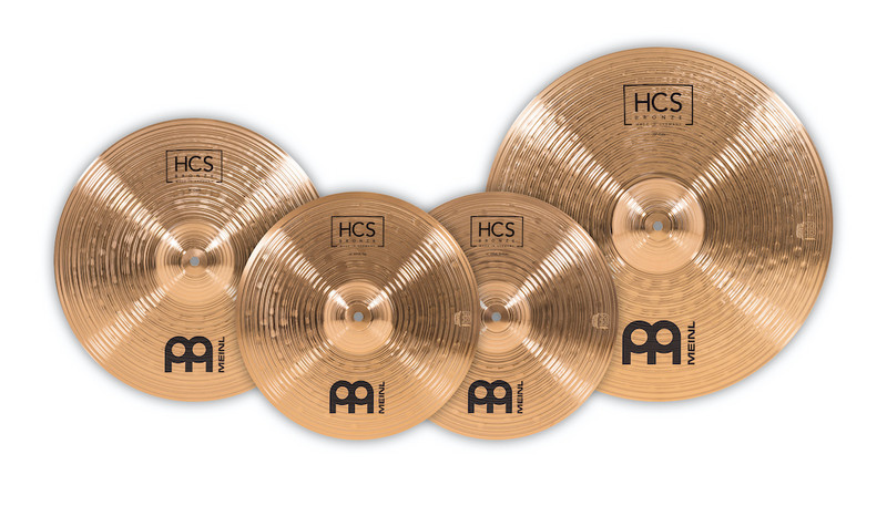 Meinl HCS Bronze 14 Hihat 16 Crash 20 Ride cintanyer Szett HCSB141620 4734A