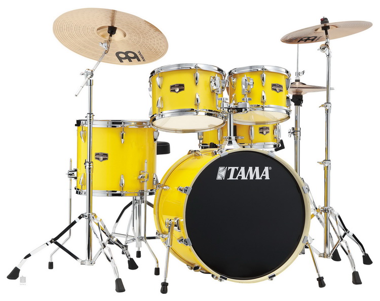 tama imperialstar electric yellow rock set 750x