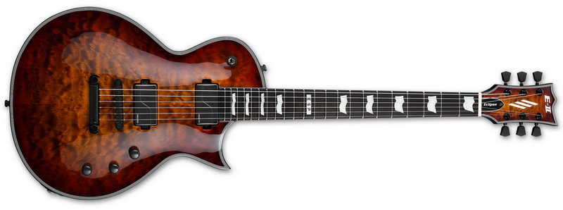 ESP E II Eclipse Series Tiger Eye Sunburst 800x