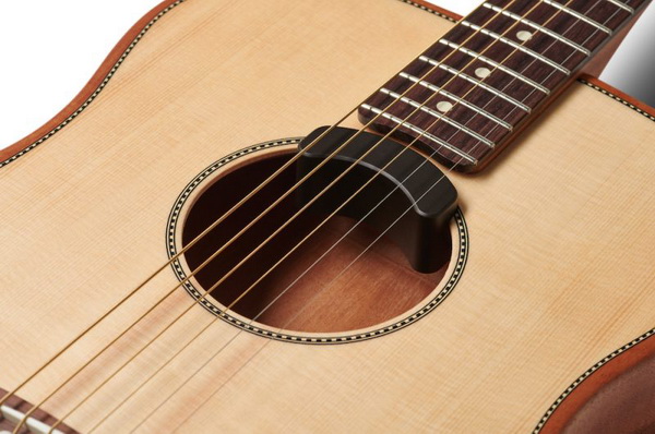 Fender HighwaySeries Dreadnaught spruce detail pick 600x