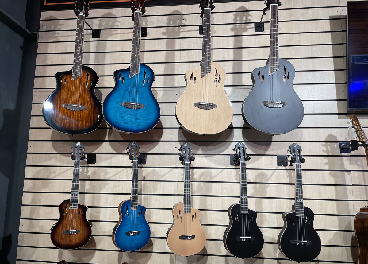 Ortega TourPlayer Left handed series Ortega TourPlayer Ukulele series 1200x