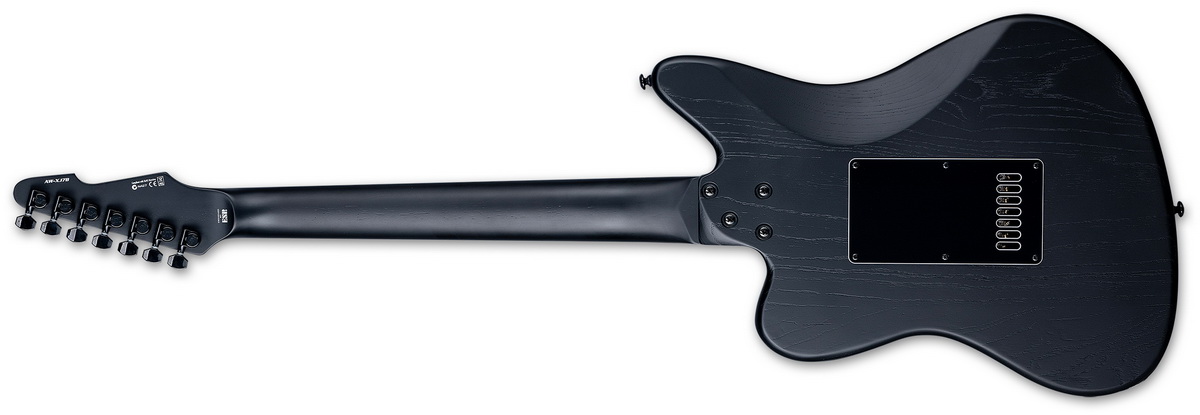 AW XJ7 BARITONE EVERTUNE Black Open Grain Stain rear resize