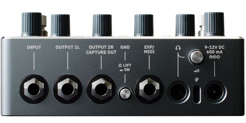 Neural DSP Nano Cortex gitar multieffekt rear 800x
