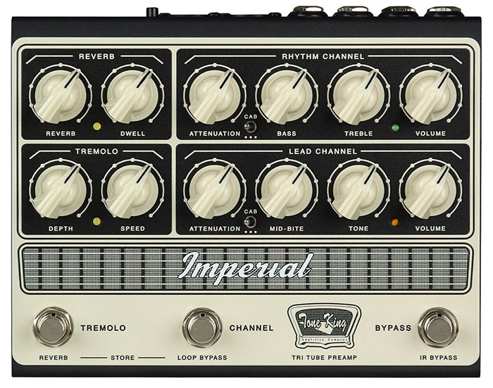 Tone King Imperial Tri Tube Preamp Top 700x551