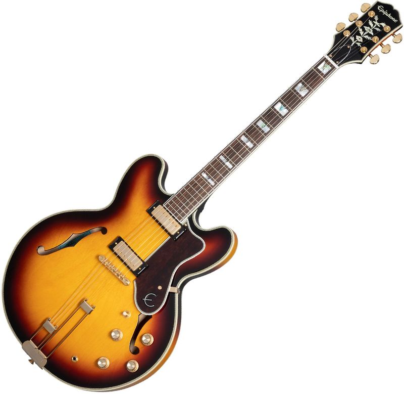 Epiphone Sheraton Frequensator Incl Premium Gig Bag Vintage Sunburst 56793A