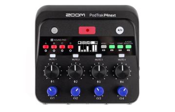 Zoom PodTrak P4next – zsebméretű podcast állomás és interfész