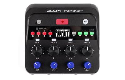 Zoom PodTrak P4next – zsebméretű podcast állomás és interfész